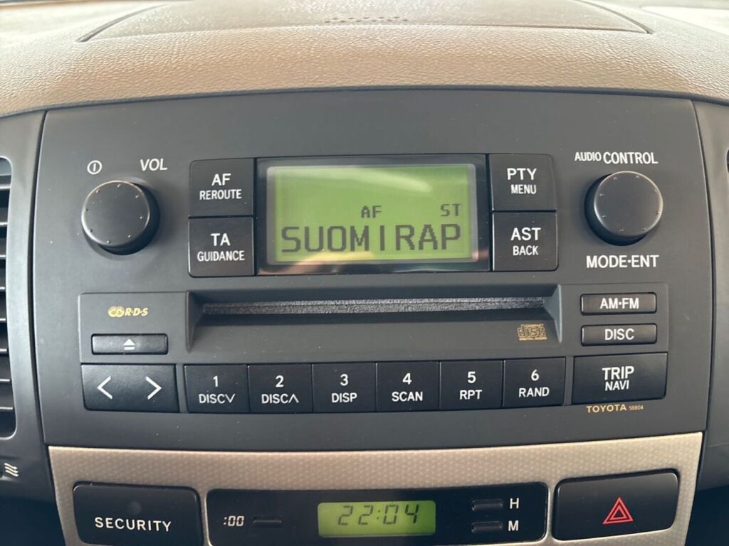Toyota Corolla Verso 2003 Musta