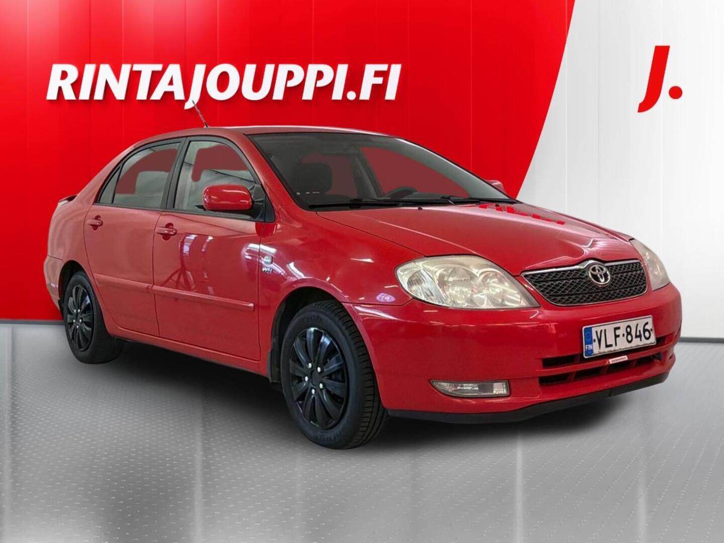 Punainen Toyota Corolla