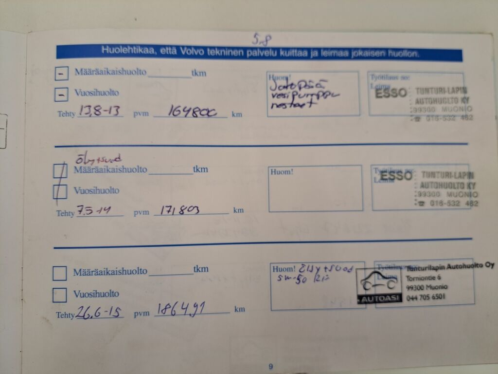 Volvo V50 2004 Sininen