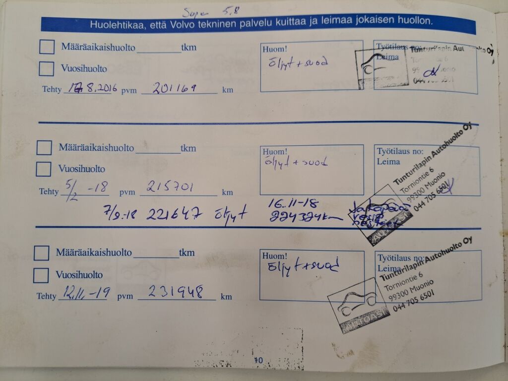 Volvo V50 2004 Sininen