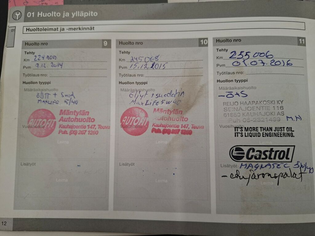 Volvo V70 2007 Musta