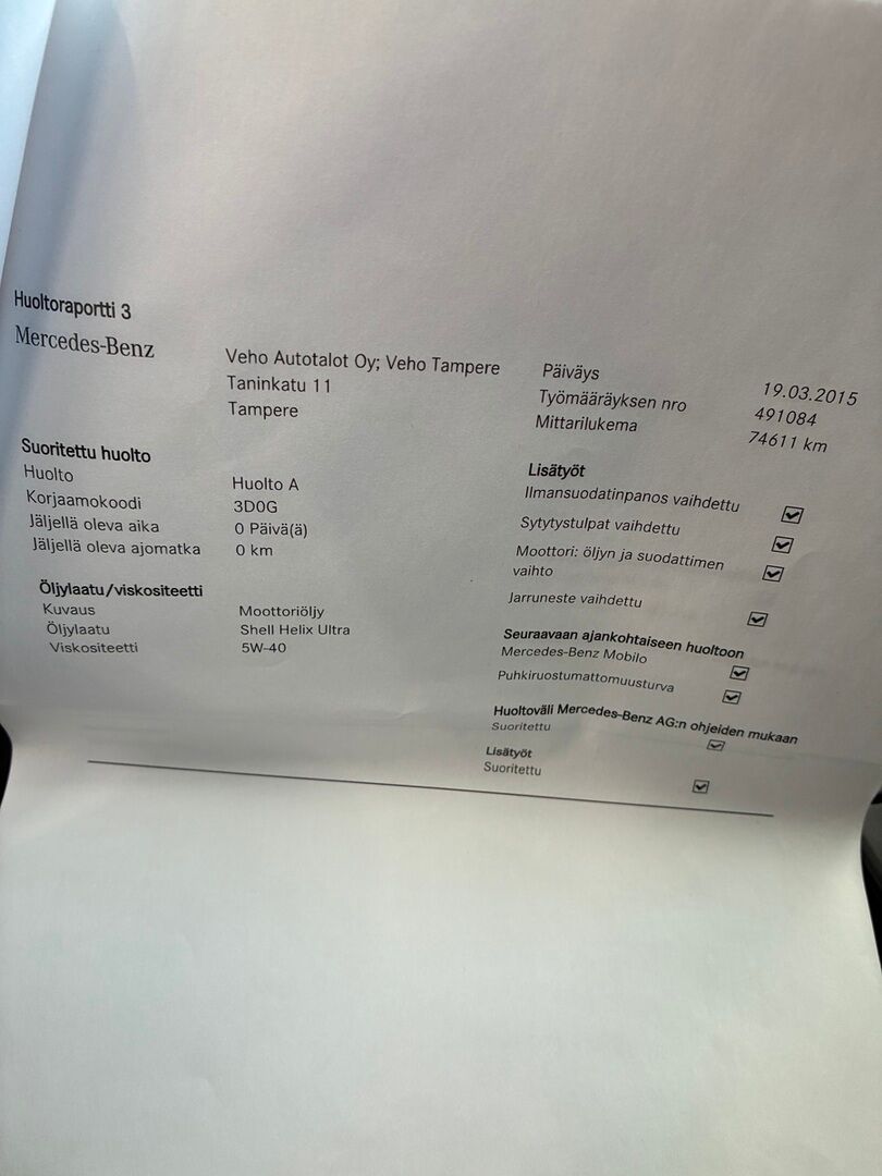 Mercedes-Benz C 2012 Valkoinen