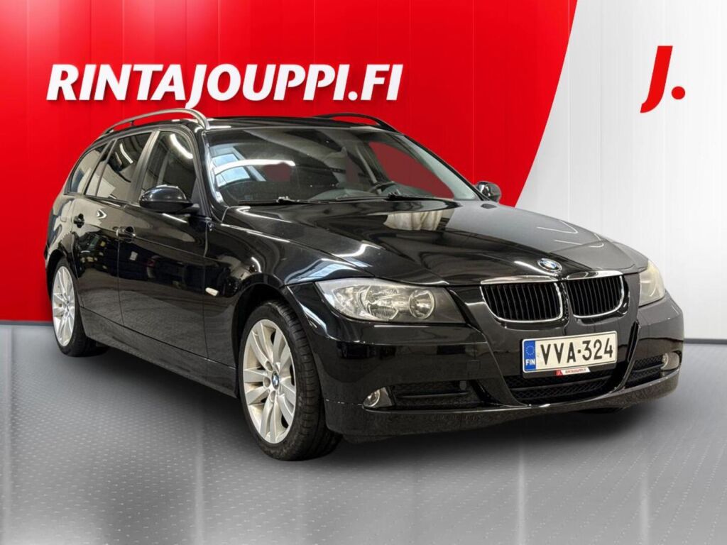 BMW 320 2008 Musta