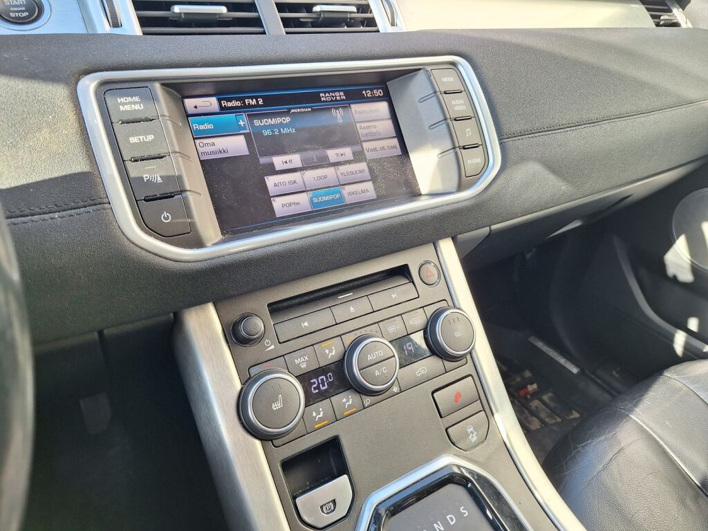 Land Rover Range Rover Evoque 2012 Musta