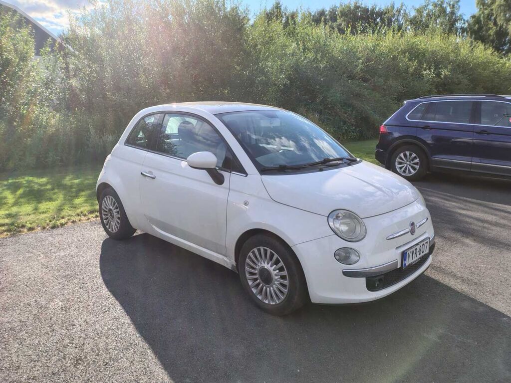 Fiat 500 2010 Valkoinen