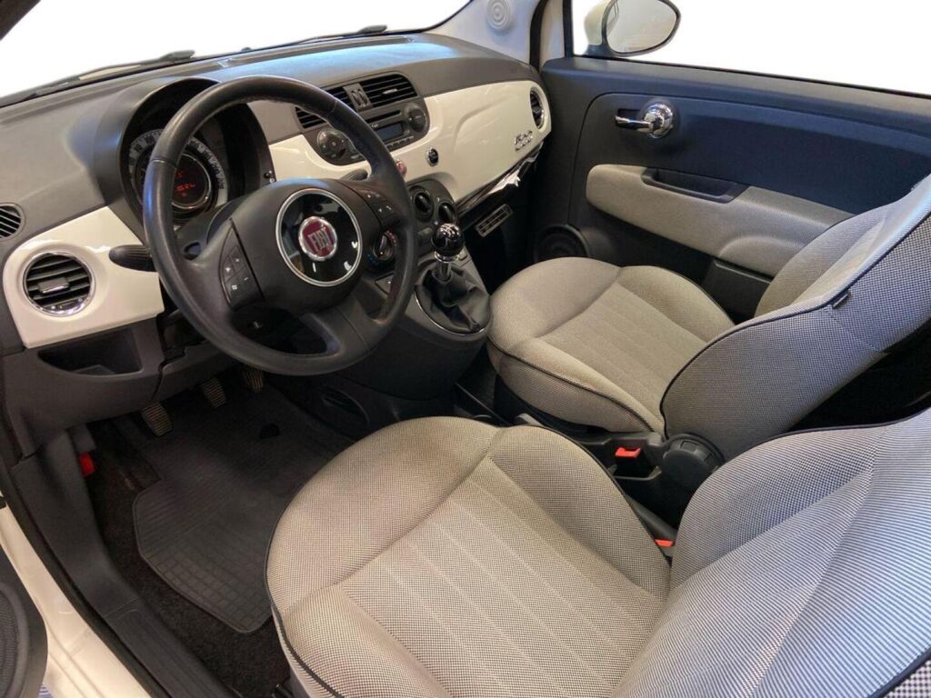 Fiat 500 2010 Valkoinen