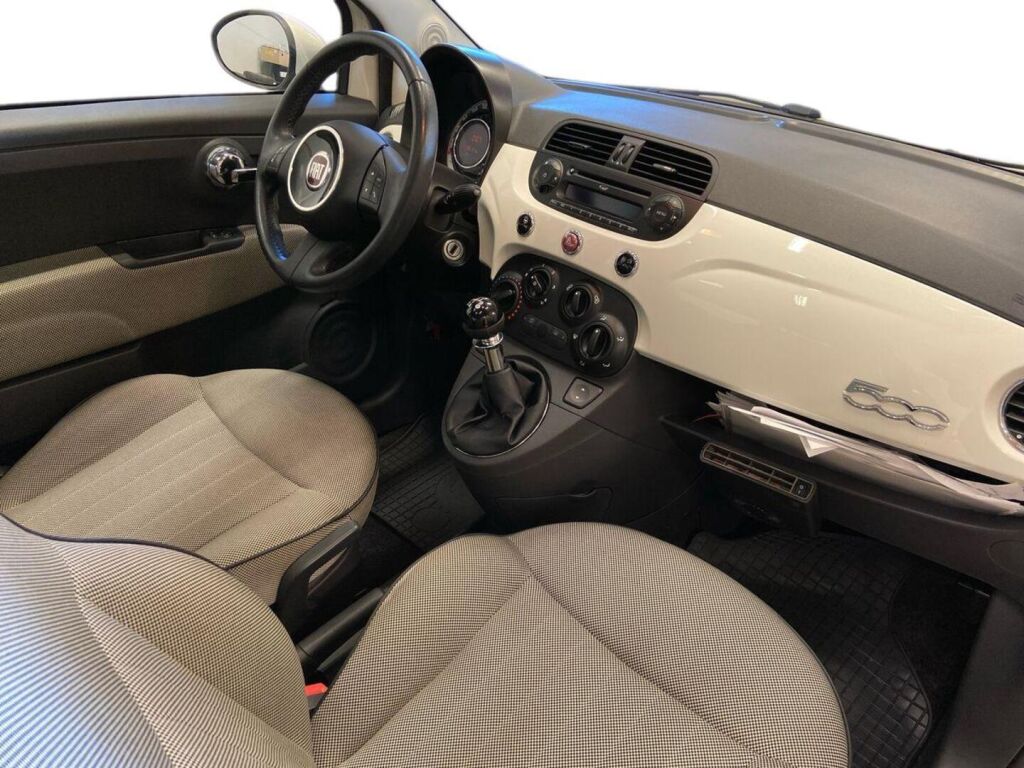 Fiat 500 2010 Valkoinen