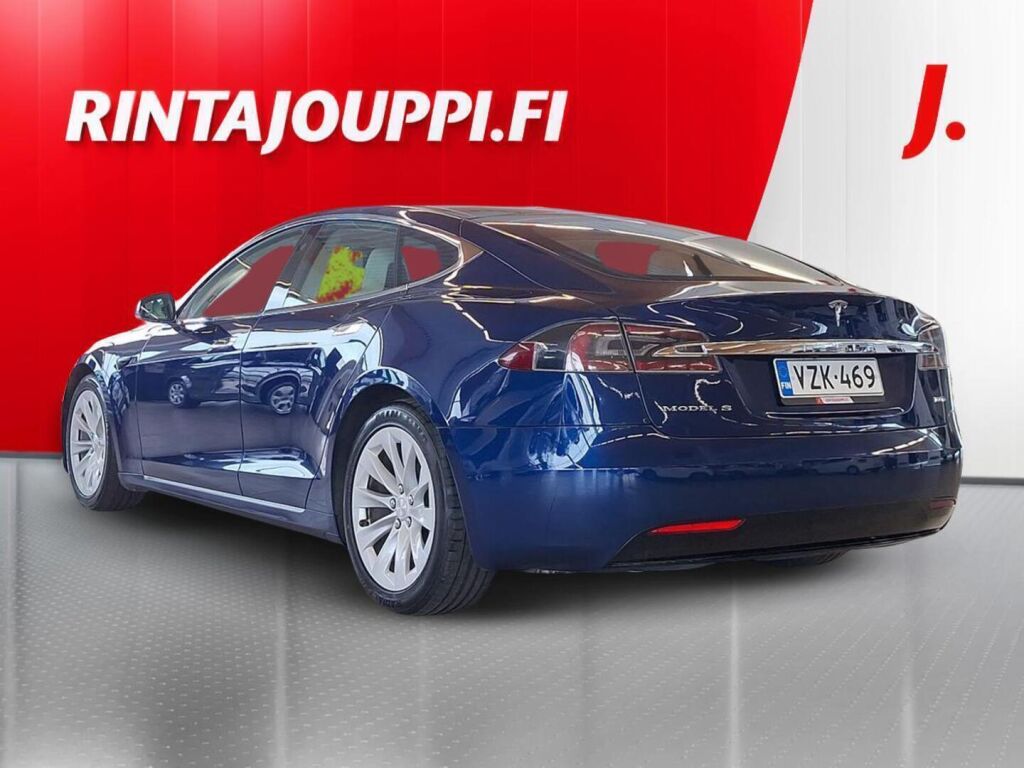 Tesla Model S 2017 Sininen