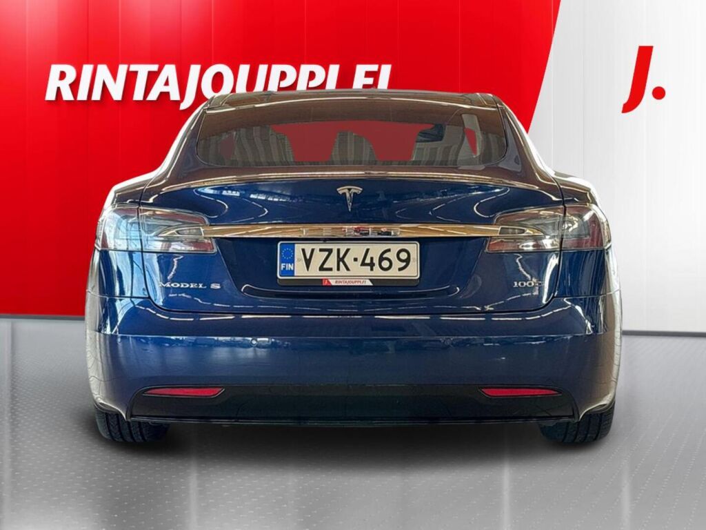 Tesla Model S 2017 Sininen