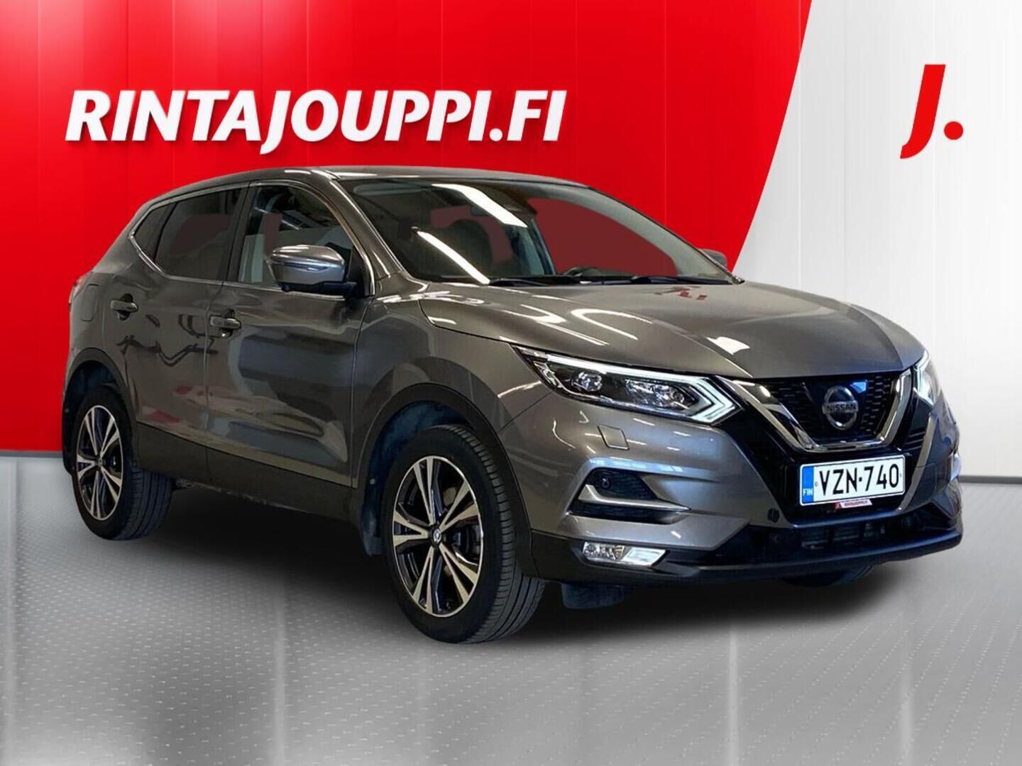 Harmaa Nissan Qashqai