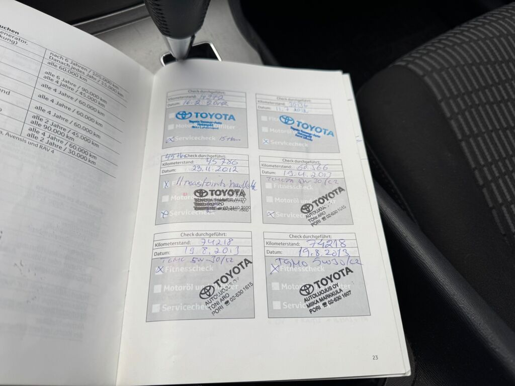 Toyota Avensis 2011 Musta