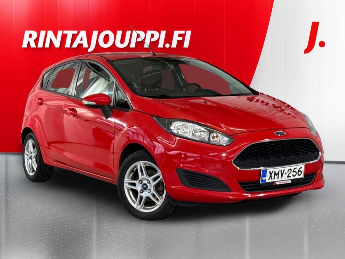 Punainen Ford Fiesta
