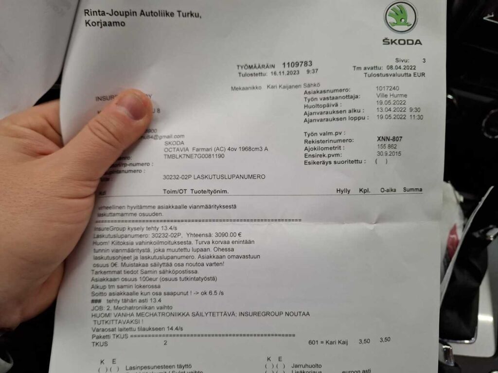 Skoda Octavia 2016 Harmaa