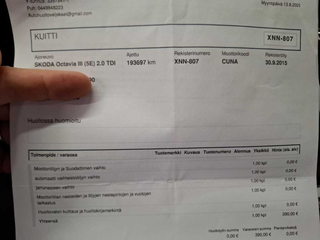 Skoda Octavia 2016 Harmaa