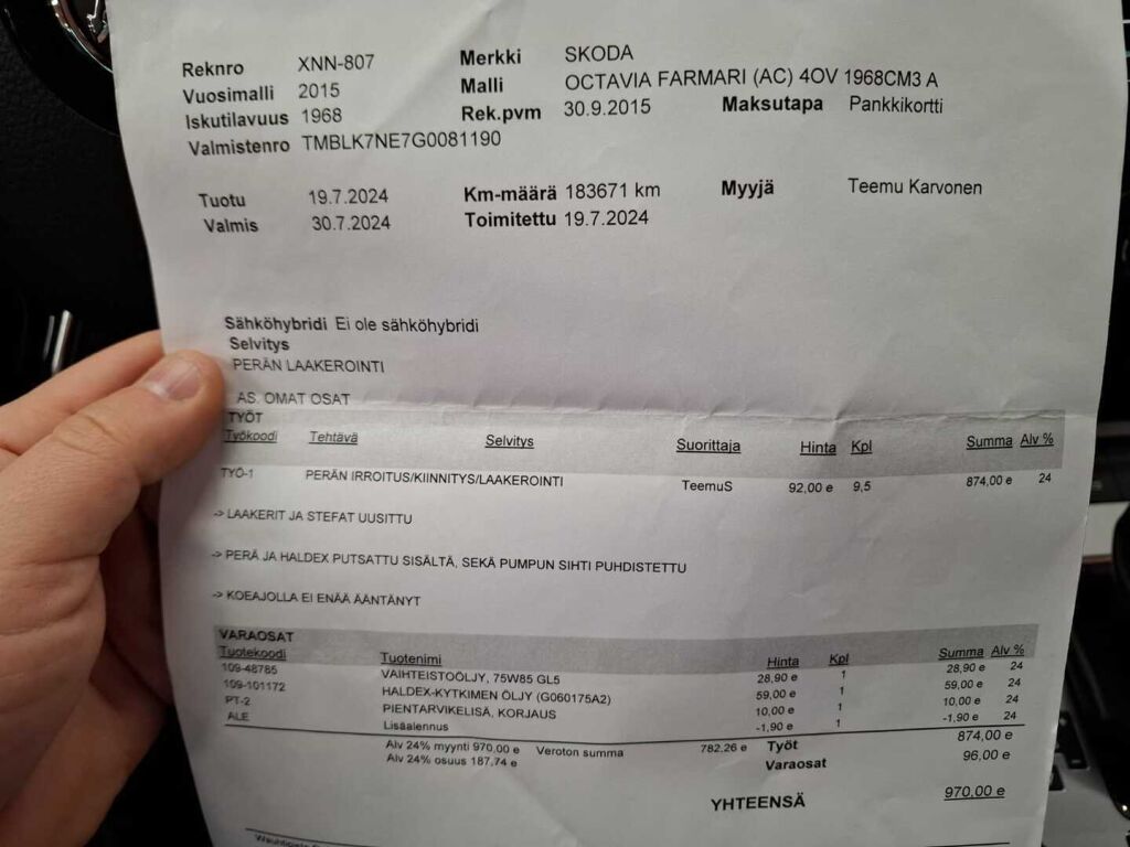 Skoda Octavia 2016 Harmaa