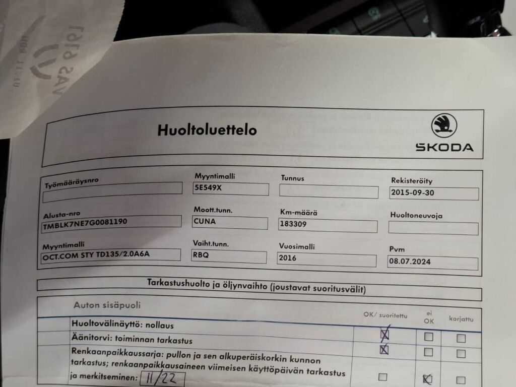 Skoda Octavia 2016 Harmaa