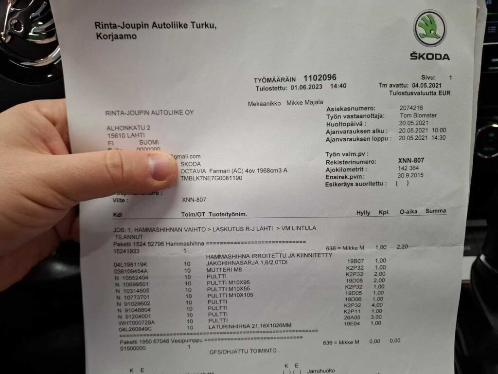 Skoda Octavia 2016 Harmaa