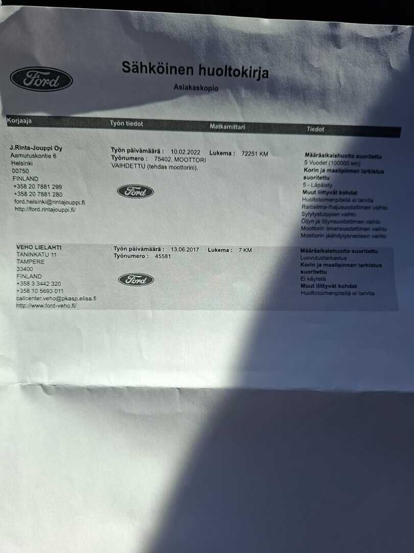 Ford Focus 2017 Punainen