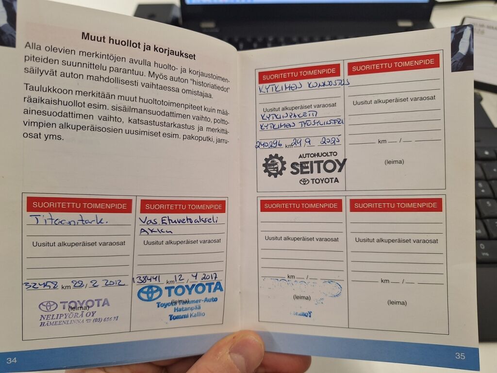 Toyota Corolla Verso 2007 Punainen