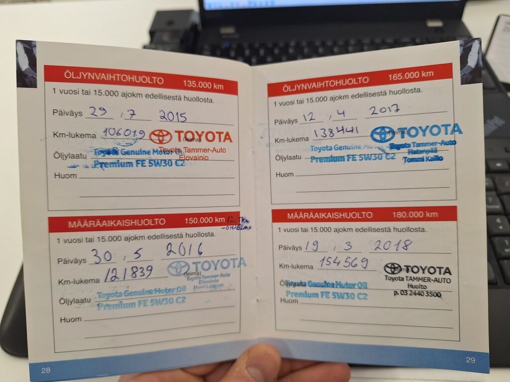 Toyota Corolla Verso 2007 Punainen