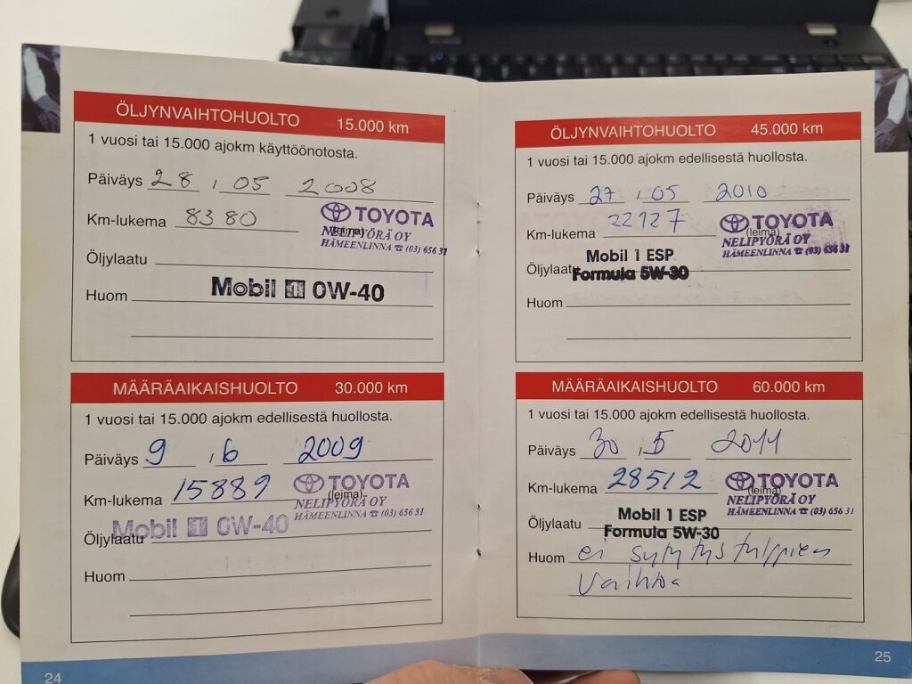 Toyota Corolla Verso 2007 Punainen