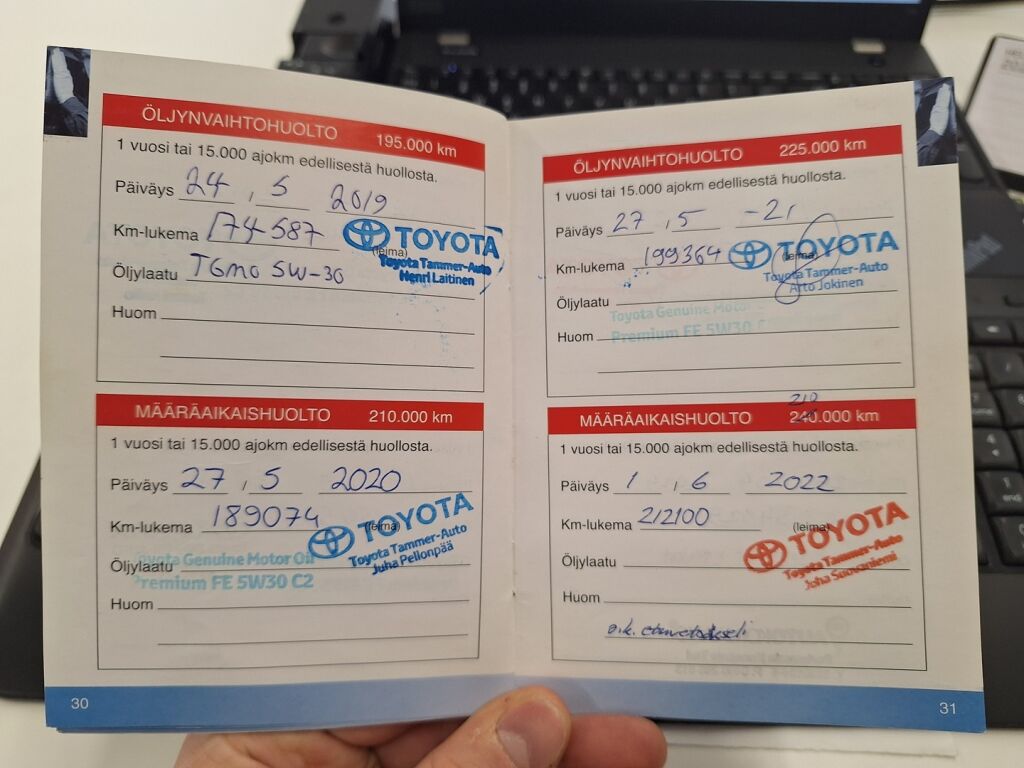 Toyota Corolla Verso 2007 Punainen