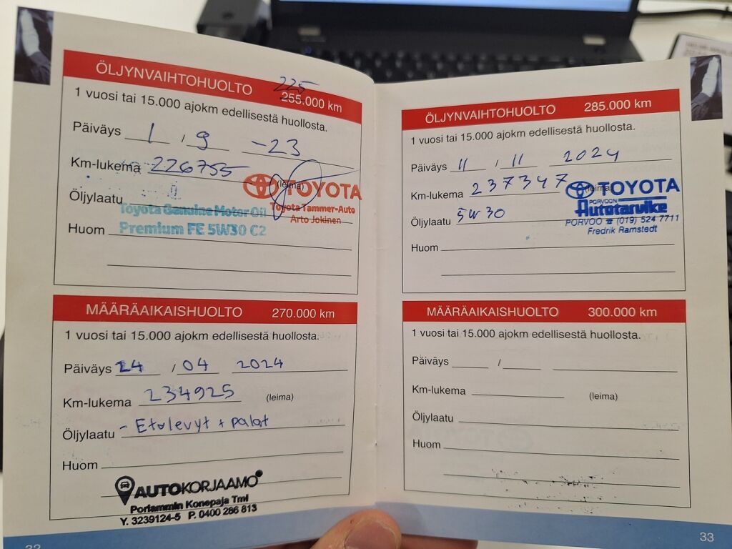 Toyota Corolla Verso 2007 Punainen