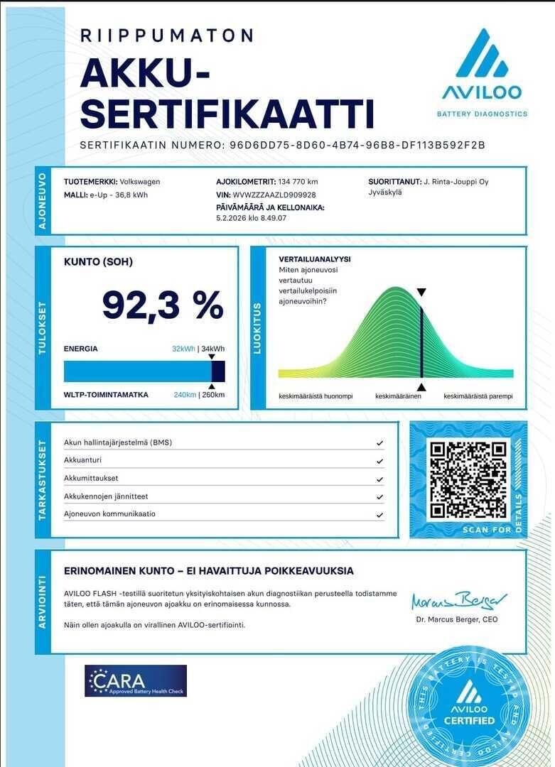 Volkswagen up! 2020 Punainen