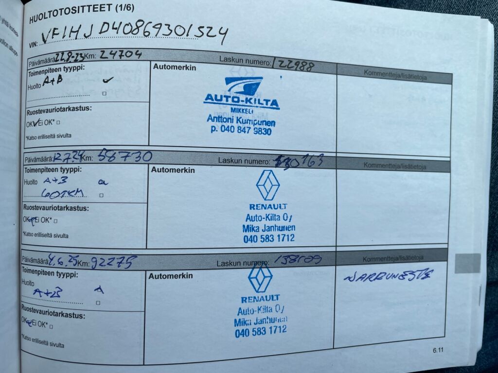 Dacia Duster 2022 Valkoinen