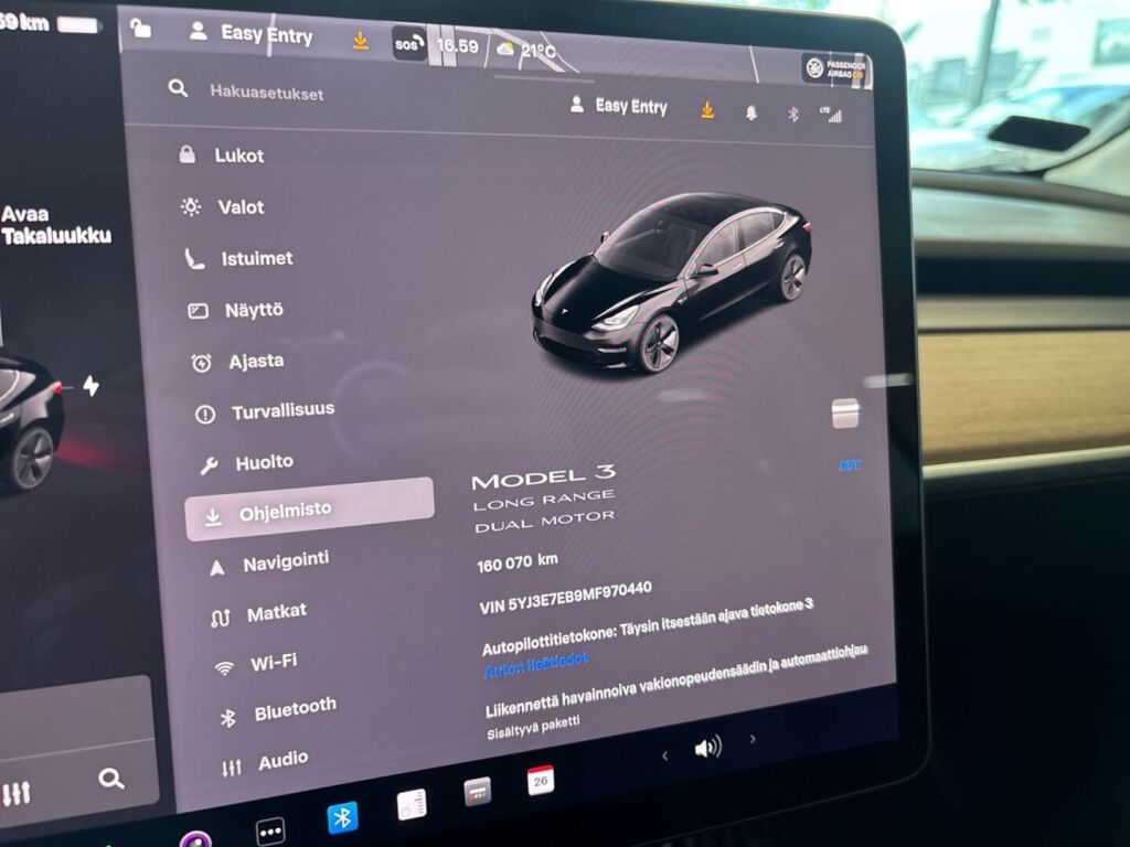 Tesla Model 3 2021 Musta