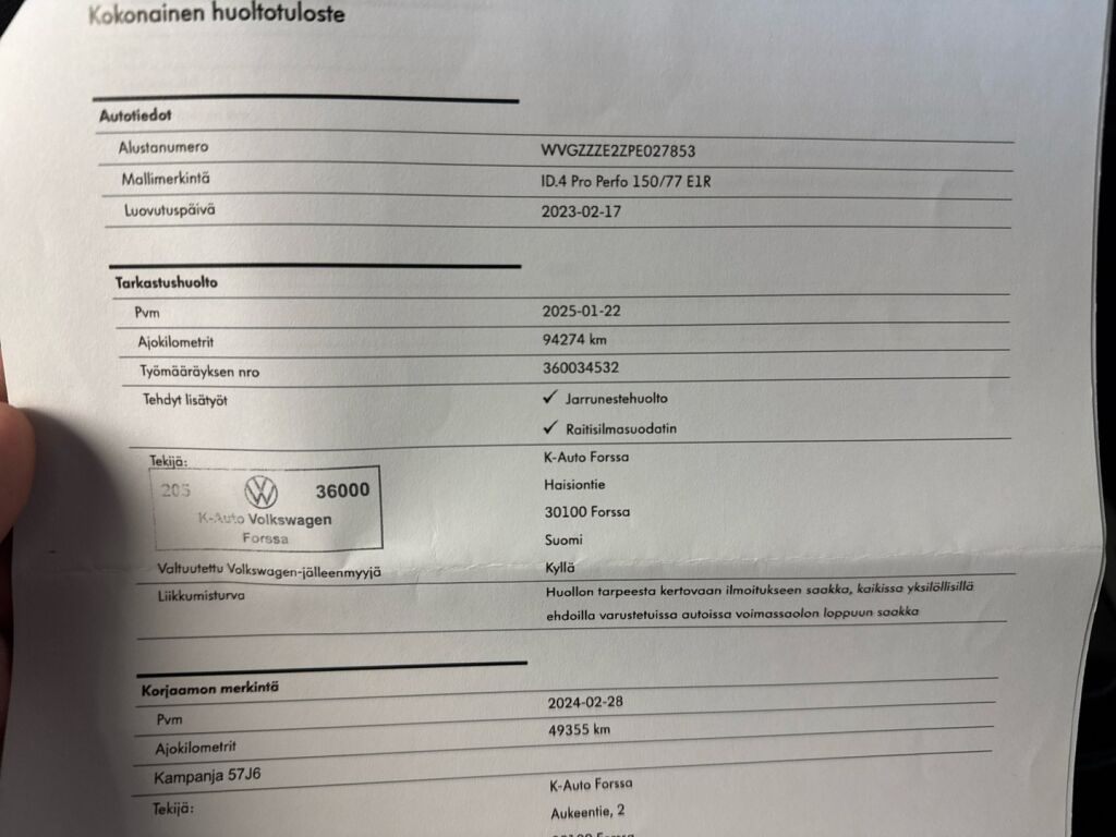 Volkswagen ID.4 2023 Harmaa