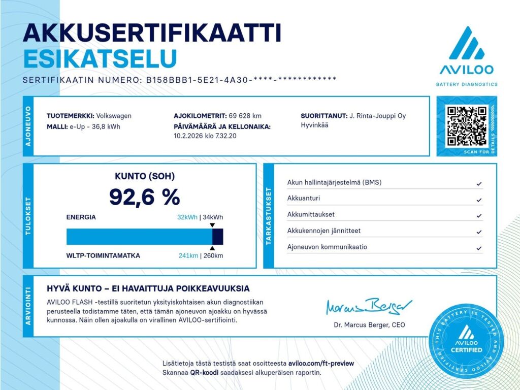 Volkswagen up! 2020 Valkoinen