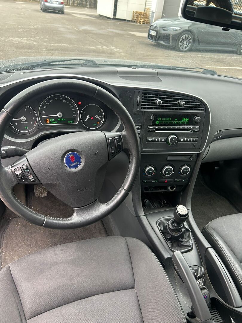 Saab 9-3 2007 Musta