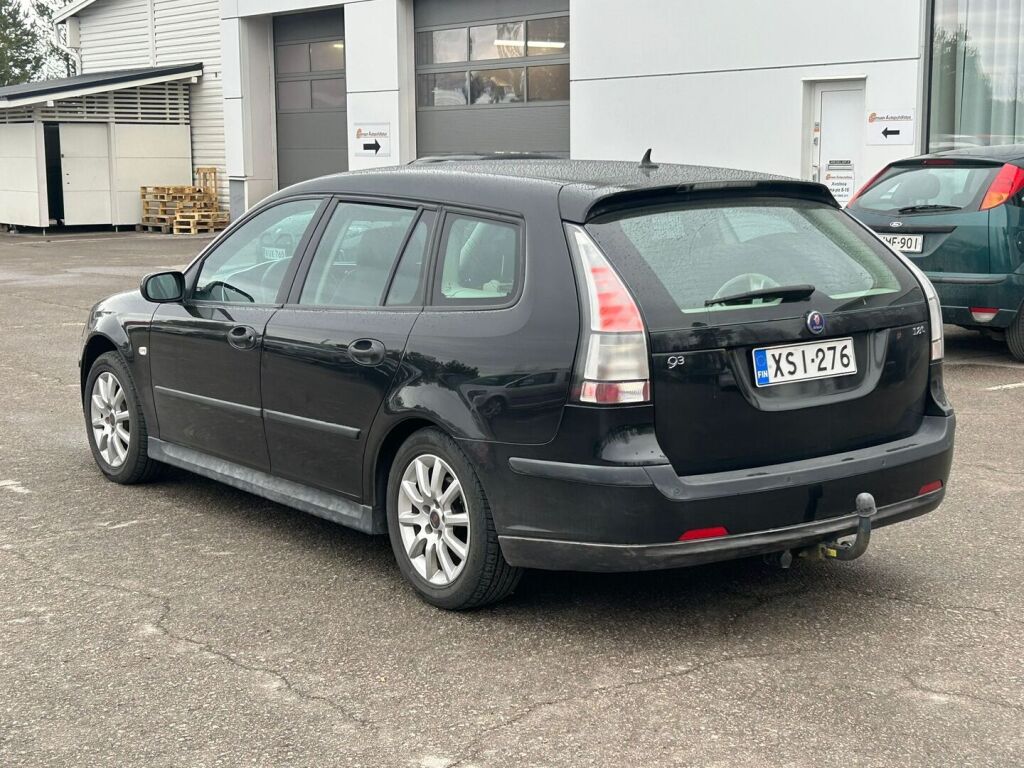 Saab 9-3 2007 Musta