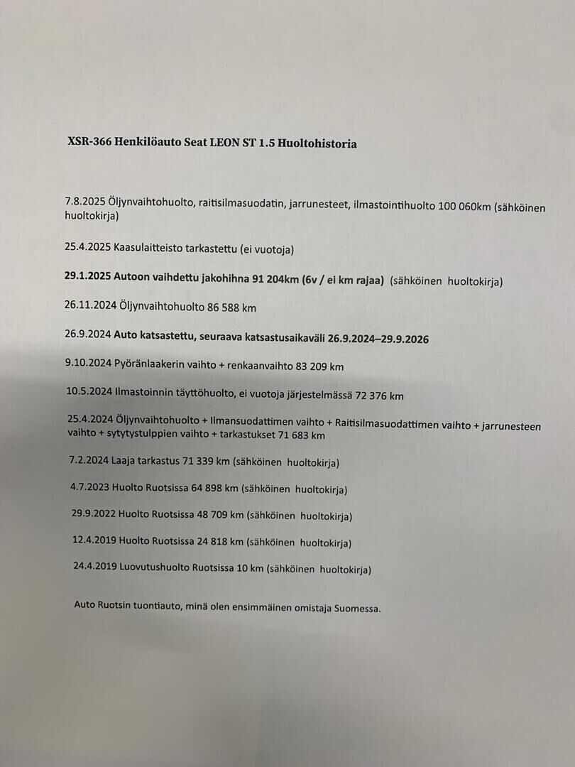 Seat LEON ST 2019 Valkoinen