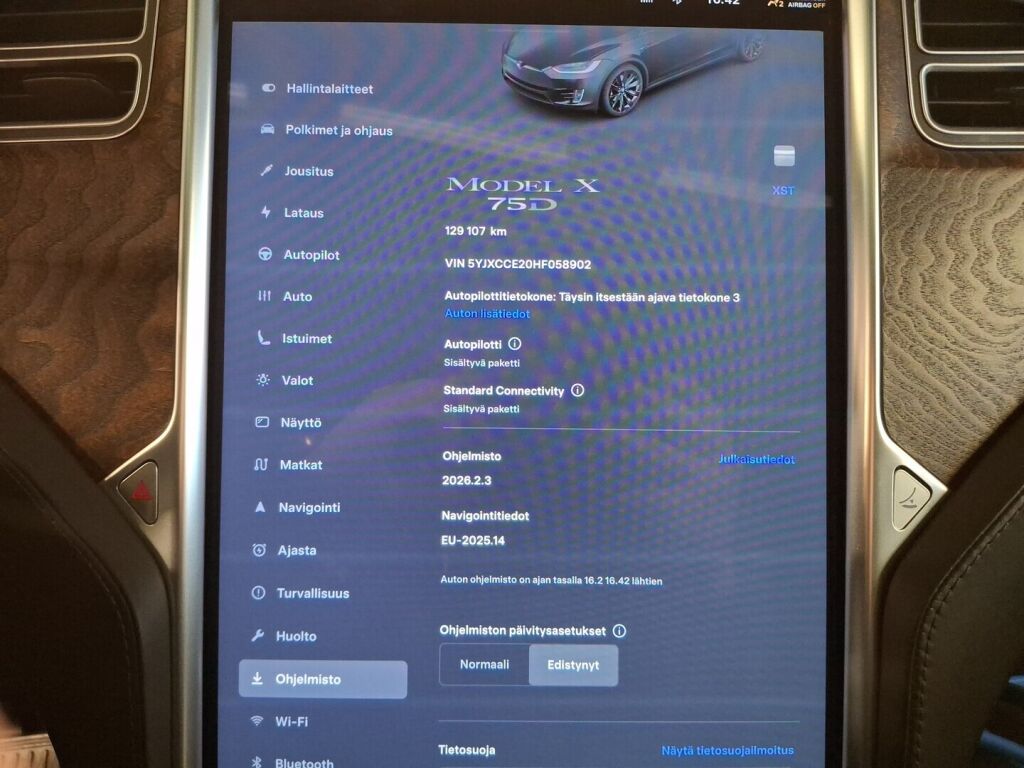 Tesla Model X 2017 Musta