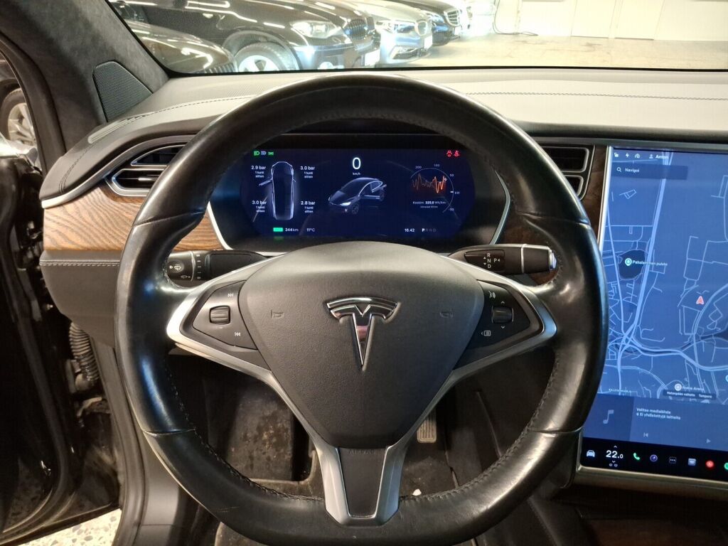Tesla Model X 2017 Musta