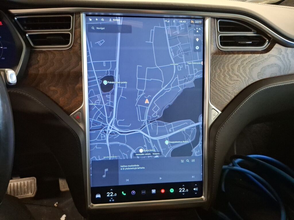 Tesla Model X 2017 Musta