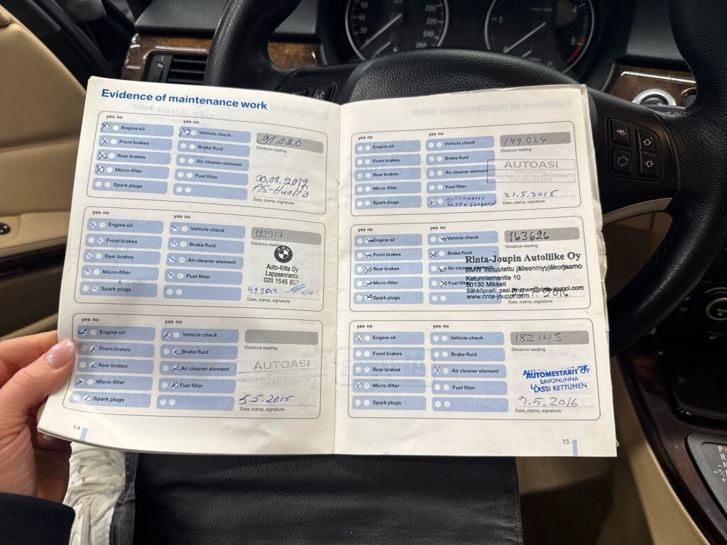 BMW 320 2008 Musta