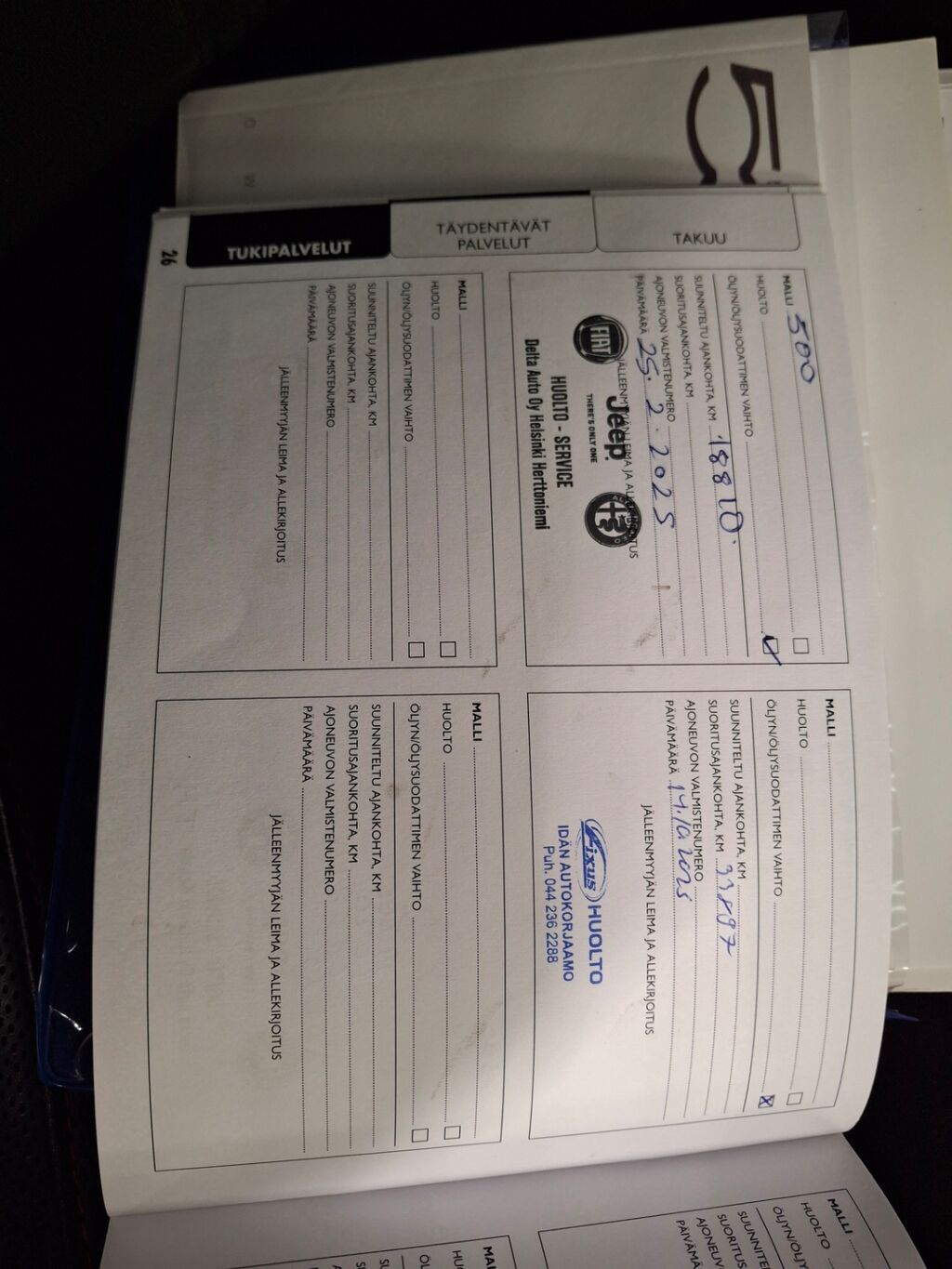 Fiat 500 2021 Punainen