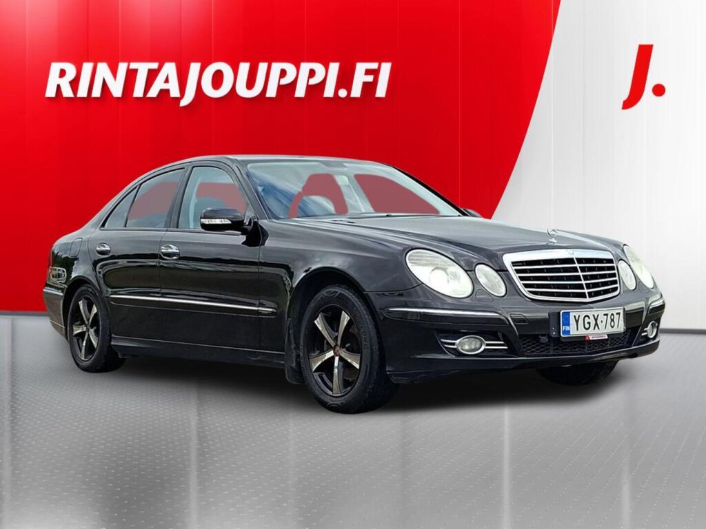 Mercedes-Benz E 2008 Musta