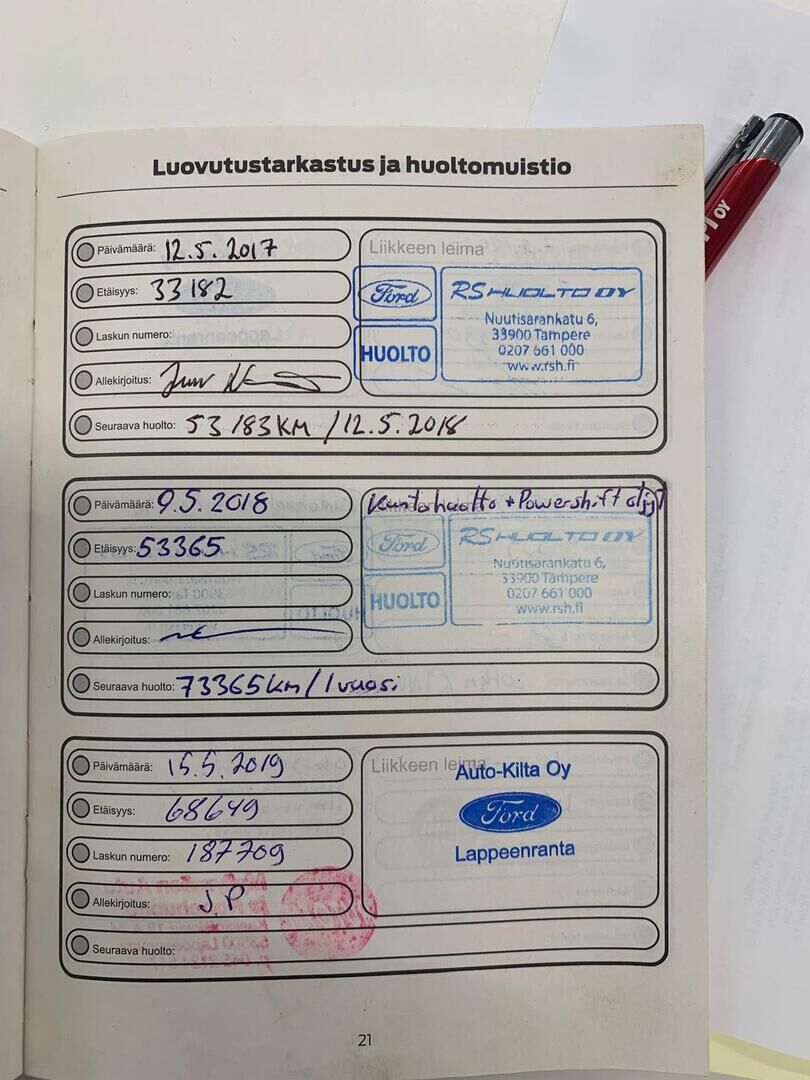 Ford Kuga 2015 Valkoinen