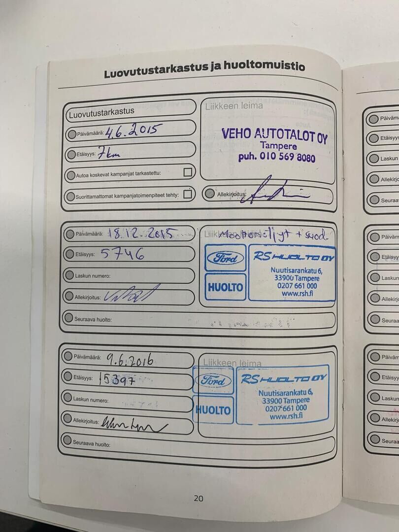 Ford Kuga 2015 Valkoinen