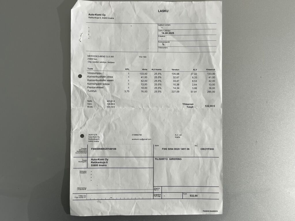 Mercedes-Benz CLS 2004 Harmaa