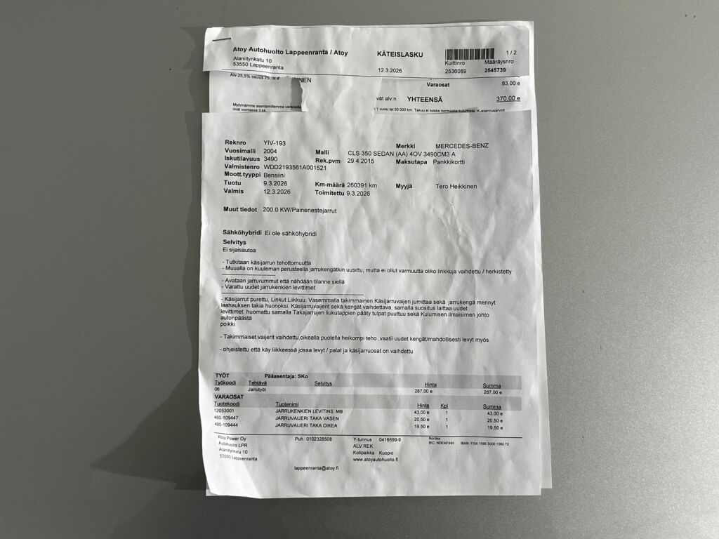 Mercedes-Benz CLS 2004 Harmaa