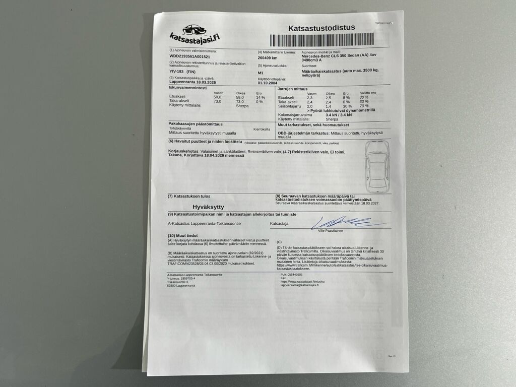 Mercedes-Benz CLS 2004 Harmaa