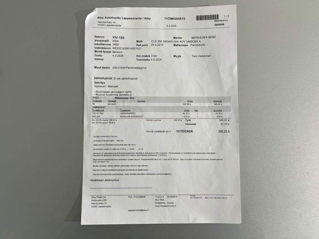 Mercedes-Benz CLS 2004 Harmaa