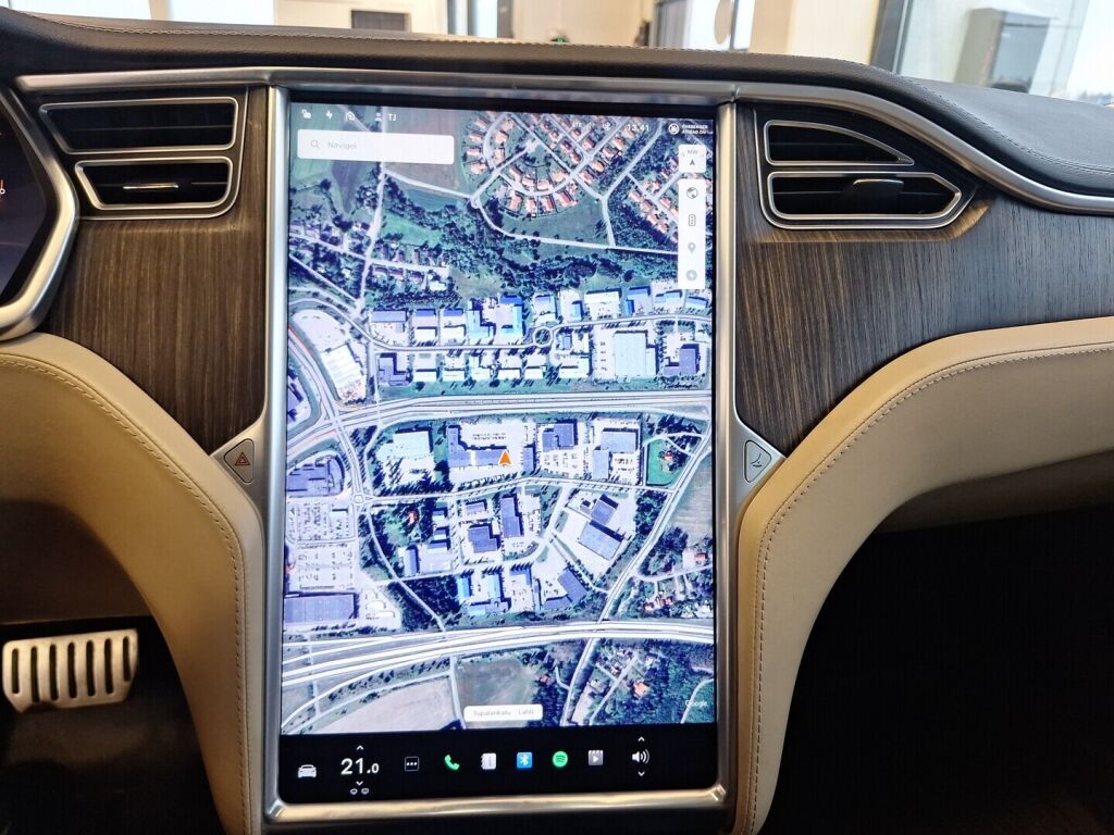 Tesla Model S 2014 Sininen