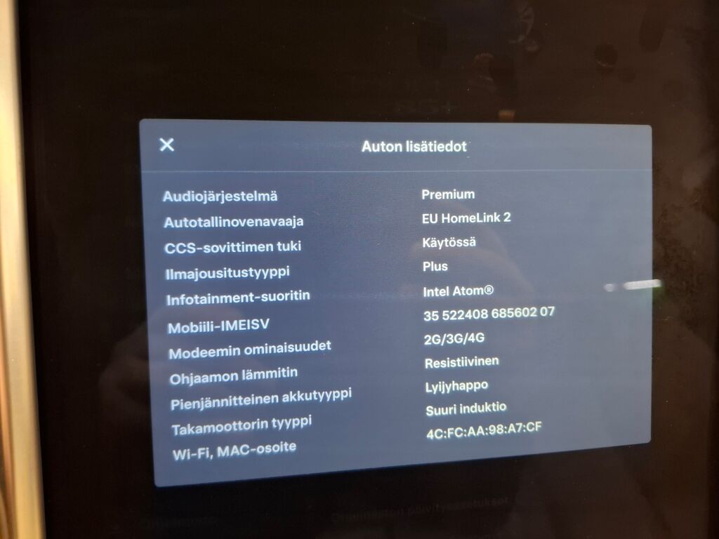 Tesla Model S 2014 Sininen