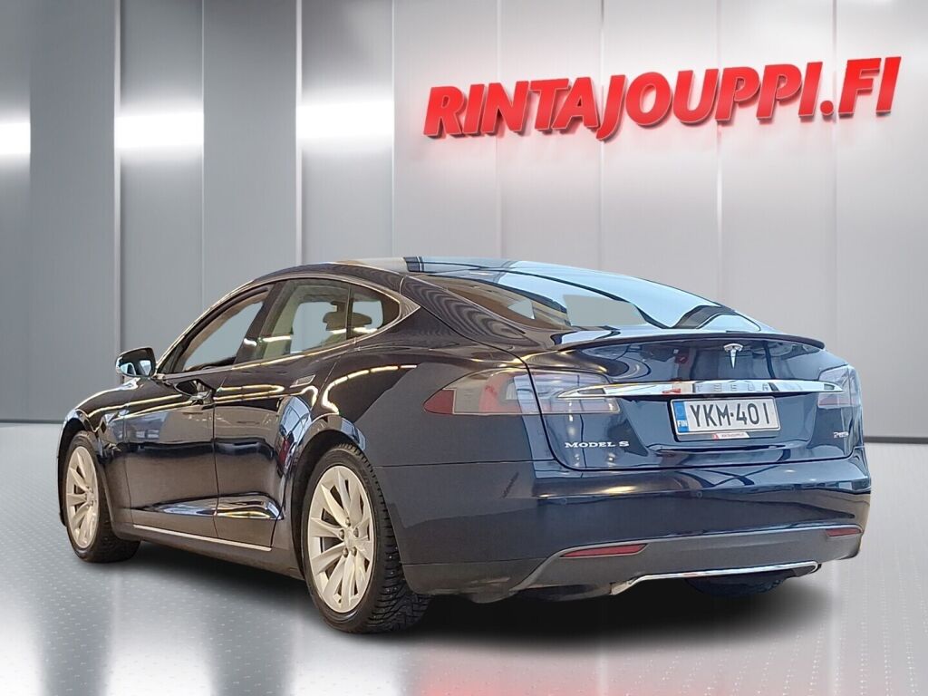 Tesla Model S 2014 Sininen